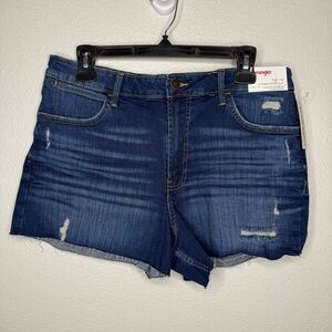 Wrangler High Rise Vintage Cutoff Shorts